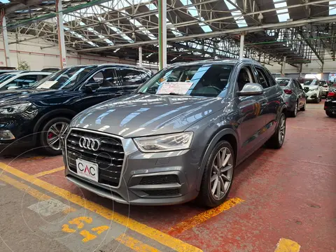 Audi Q3 Elite (220Hp) usado (2016) color Gris Daytona financiado en mensualidades(enganche $67,500 mensualidades desde $6,000)