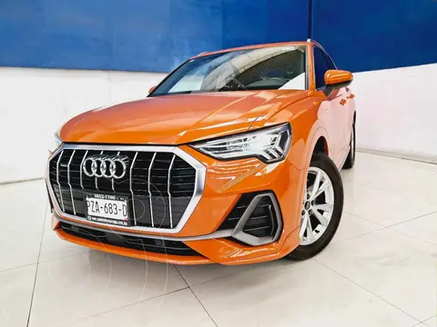 Audi Q3 40 TFSI S Line usado (2021) color Naranja financiado en mensualidades(enganche $173,038 mensualidades desde $14,251)