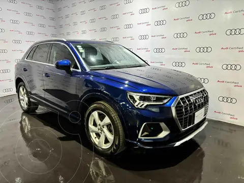 Audi Q3 40 TFSI Select usado (2022) color Azul financiado en mensualidades(enganche $180,000 mensualidades desde $15,000)
