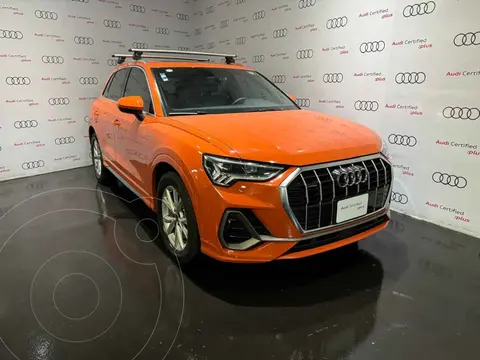 Audi Q3 35 TFSI S Line usado (2021) color Naranja precio $680,000