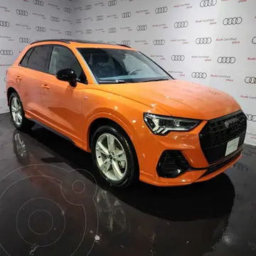 Audi Q3 35 TFSI S Line usado (2024) color Naranja financiado en mensualidades(enganche $175,000 mensualidades desde $20,029)