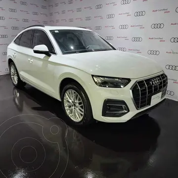 Audi Q5 Sportback 45 TFSI Elite usado (2025) color Blanco financiado en mensualidades(enganche $250,000 mensualidades desde $28,613)