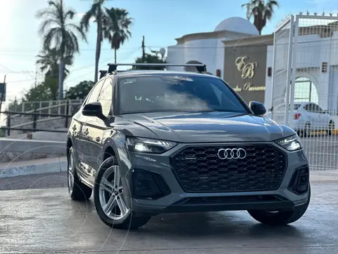 Audi Q5 Sportback 45 TFSI S Line usado (2022) color Gris Lava financiado en mensualidades(enganche $148,645 mensualidades desde $17,682)