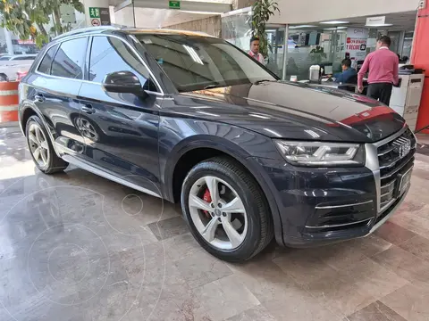 Audi Q5 45 TFSI Elite usado (2019) color Azul Acero financiado en mensualidades(enganche $175,142 mensualidades desde $7,369)