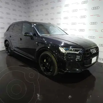 Audi Q7 3.0L TFSI S Line Quattro (333Hp) usado (2021) color Negro financiado en mensualidades(enganche $287,500 mensualidades desde $32,889)