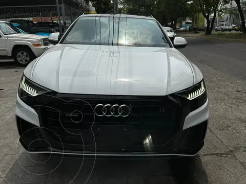 Audi Q8 55 TFSI S Line usado (2019) color Blanco Glaciar financiado en mensualidades(enganche $230,000 mensualidades desde $31,648)