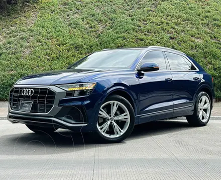 Audi Q8 3.0T S Line usado (2020) color Azul financiado en mensualidades(enganche $229,800 mensualidades desde $17,924)