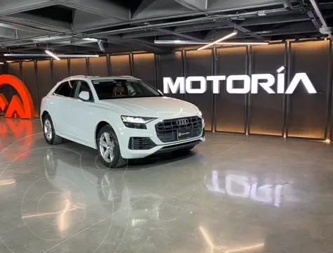 Audi Q8 55 TFSI Elite usado (2019) color Blanco financiado en mensualidades(enganche $263,106 mensualidades desde $20,285)