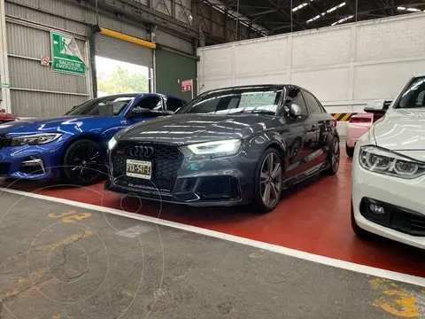 Audi RS 3 2.5L TFSI Sedan Aut usado (2020) color Gris financiado en mensualidades(enganche $289,500 mensualidades desde $23,625)