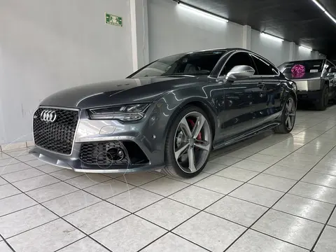 Audi RS 7 Sportback 4.0L TFSI Tiptronic usado (2017) color Gris precio $1,039,000