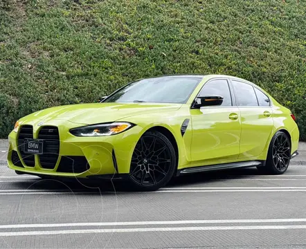 BMW M3 Sedan Competition usado (2024) color Amarillo financiado en mensualidades(enganche $437,580 mensualidades desde $43,167)