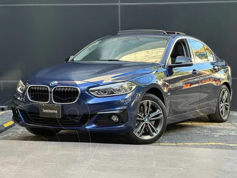 BMW Serie 1 Sedan 120iA Sport Line usado (2019) color Azul precio $395,000