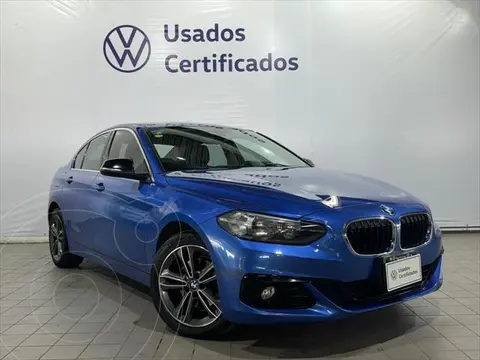 BMW Serie 1 Sedan 118iA Sport Line usado (2019) color Azul financiado en mensualidades(enganche $95,102 mensualidades desde $8,671)