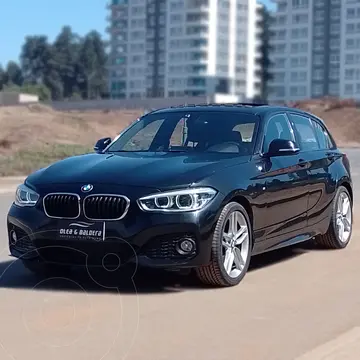 BMW Serie 1 116i 5P usado (2016) color Negro precio $18.900.000