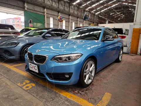 BMW Serie 2 Convertible 220iA Sport Line Aut usado (2018) color Azul Medianoche financiado en mensualidades(enganche $130,000 mensualidades desde $12,000)