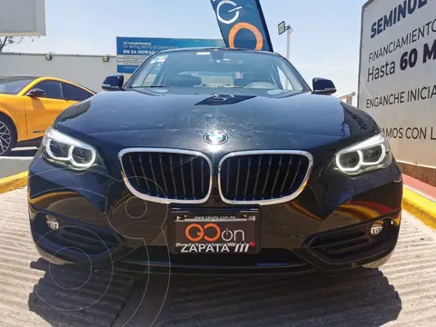 BMW Serie 2 Convertible 220iA Sport Line Aut usado (2019) color Negro financiado en mensualidades(enganche $140,000 mensualidades desde $12,239)