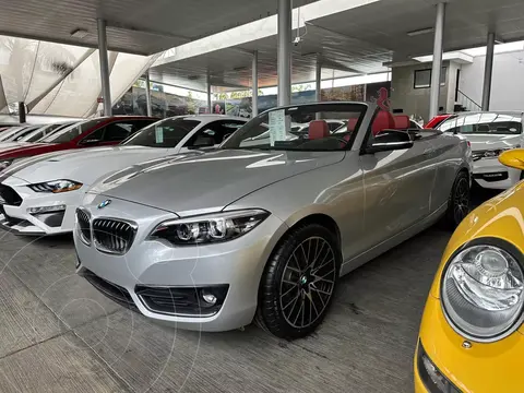 BMW Serie 2 Convertible 220iA Sport Line Aut usado (2019) color Plata Hielo financiado en mensualidades(enganche $149,750 mensualidades desde $12,667)