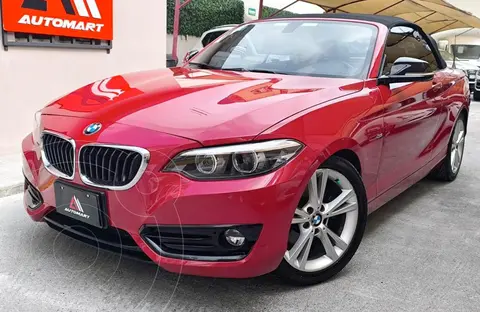 BMW Serie 2 Convertible 220iA Sport Line Aut usado (2018) color Rojo Melbourne precio $439,000