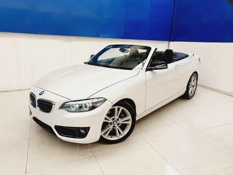 BMW Serie 2 Convertible 220iA Sport Line Aut usado (2018) color Blanco precio $579,000
