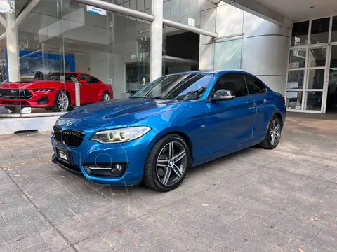BMW Serie 2 Coupe 220iA Sport Line Aut usado (2017) color Azul precio $399,000