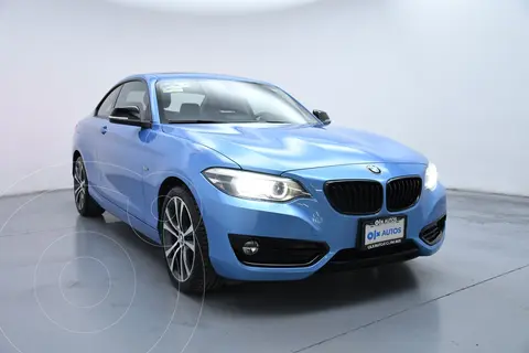 BMW Serie 2 Coupe 220iA Sport Line Aut usado (2018) color Azul financiado en mensualidades(enganche $100,780 mensualidades desde $7,928)
