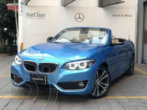 foto BMW Serie 2 220iA Convertible Sport Line Aut usado (2018) color Azul precio $490,000