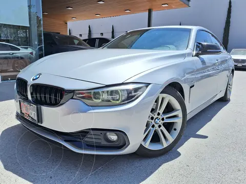 BMW Serie 4 Coupe 420iA Sport Line Aut usado (2018) color plateado financiado en mensualidades(enganche $126,000 mensualidades desde $9,135)