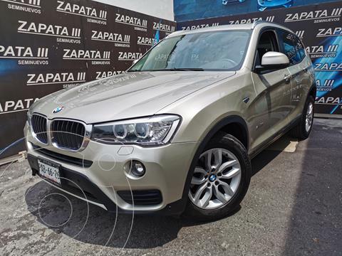 BMW X3 sDrive20iA usado (2017) color Bronce financiado en mensualidades(enganche $110,000 mensualidades desde $12,043)