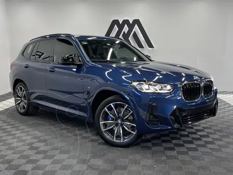 BMW X3 xDrive30i usado (2022) color Azul financiado en mensualidades(enganche $197,980 mensualidades desde $22,000)