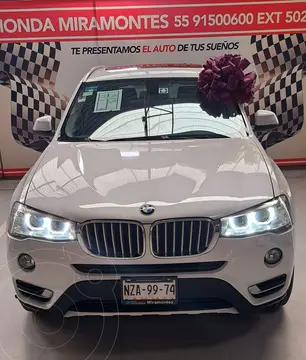 BMW X3 sDrive20iA usado (2017) color Blanco financiado en mensualidades(enganche $194,000 mensualidades desde $10,450)