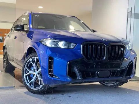 BMW X5 M60i usado (2025) color Azul financiado en mensualidades(enganche $519,596 mensualidades desde $51,258)