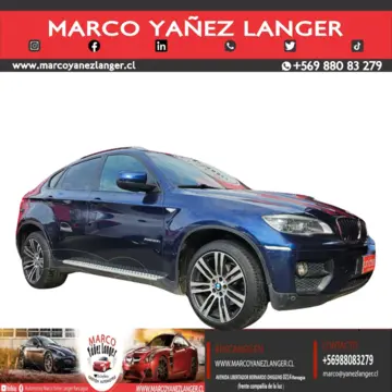 BMW X6 xDrive 30d usado (2015) color Azul precio $23.690.000