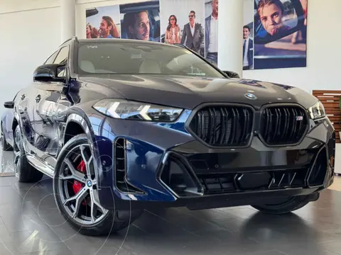 BMW X6 M60i usado (2025) color Azul financiado en mensualidades(enganche $536,316 mensualidades desde $52,907)