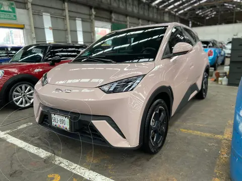 BYD Dolphin Mini 380km usado (2024) color Rosa Lady financiado en mensualidades(enganche $105,000 mensualidades desde $8,750)