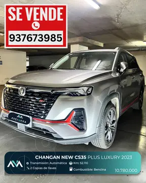 Changan CS35 Plus  1.4L Luxury Aut usado (2023) color Plata precio $10.780.000
