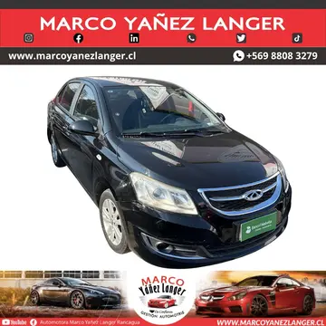 Chery Arrizo 3 1.5L GL usado (2018) color Negro precio $6.390.000