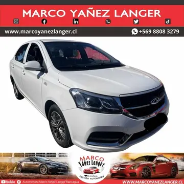 Chery Arrizo 3 1.5L GLX usado (2021) color Blanco precio $7.490.000