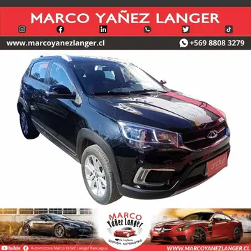 Chery Tiggo 2 1.5L GL usado (2022) color Negro precio $8.790.000