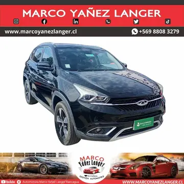 Chery Tiggo 7 1.5L GLS usado (2019) color Negro precio $9.790.000