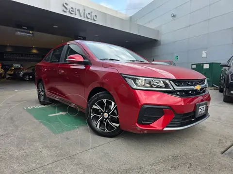 Chevrolet Aveo HB LT Plus usado (2024) color Rojo financiado en mensualidades(enganche $59,280 mensualidades desde $6,821)
