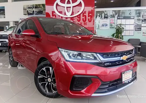 Chevrolet Aveo HB LT Plus usado (2024) color Rojo financiado en mensualidades(enganche $119,130 mensualidades desde $5,118)
