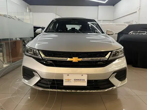 Chevrolet Aveo HB LT Plus usado (2025) color plateado precio $279,000