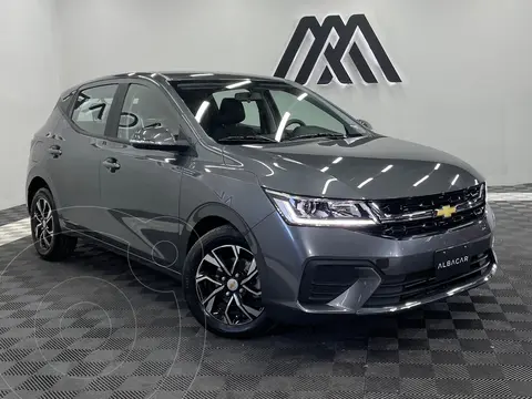 Chevrolet Aveo HB LT Plus usado (2024) color Gris Oscuro precio $299,900