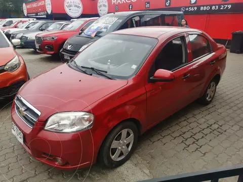 Chevrolet Aveo 1.4L LT Ac usado (2014) color Rojo precio $5.890.000