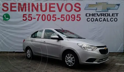 Chevrolet Aveo LS Aa usado (2020) color plateado precio $189,000