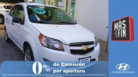 Chevrolet Aveo LS usado (2018) color Blanco precio $154,900