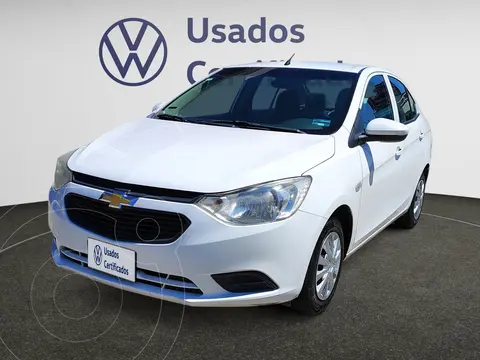 Chevrolet Aveo LS Aa radio (Nuevo) usado (2020) color Blanco financiado en mensualidades(enganche $58,588 mensualidades desde $4,482)