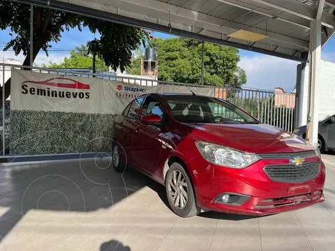 Chevrolet Aveo Paq C usado (2020) color Rojo financiado en mensualidades(enganche $58,750 mensualidades desde $5,839)