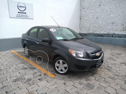 Chevrolet Aveo LT usado (2018) color Gris financiado en mensualidades(enganche $51,938)