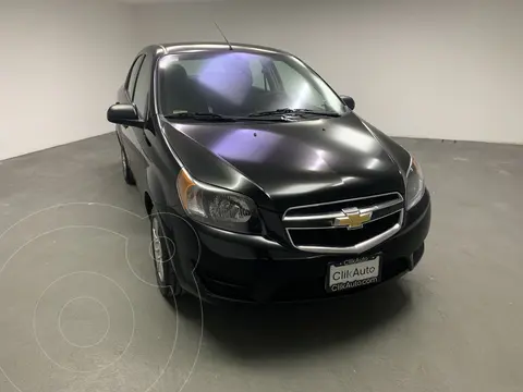 Chevrolet Aveo LS usado (2018) color Negro financiado en mensualidades(enganche $28,000 mensualidades desde $5,000)